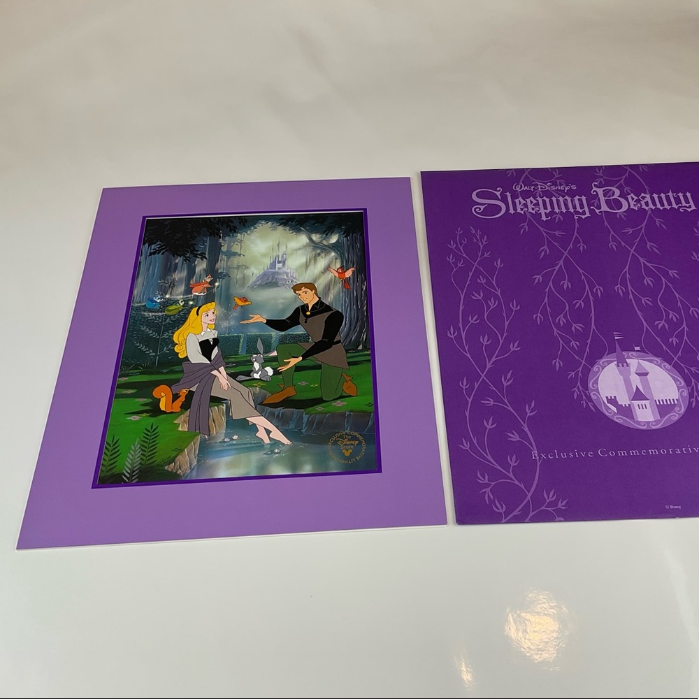 Walt Disney Sleeping Beauty Exclusive Commemorative Lithograph